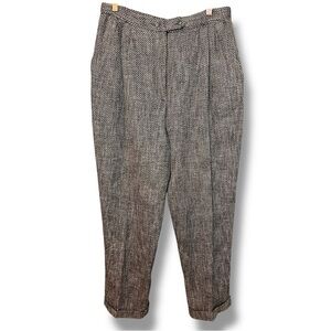 Women’s Classic Tweed Pants- Vintage Made in USA. Size 20